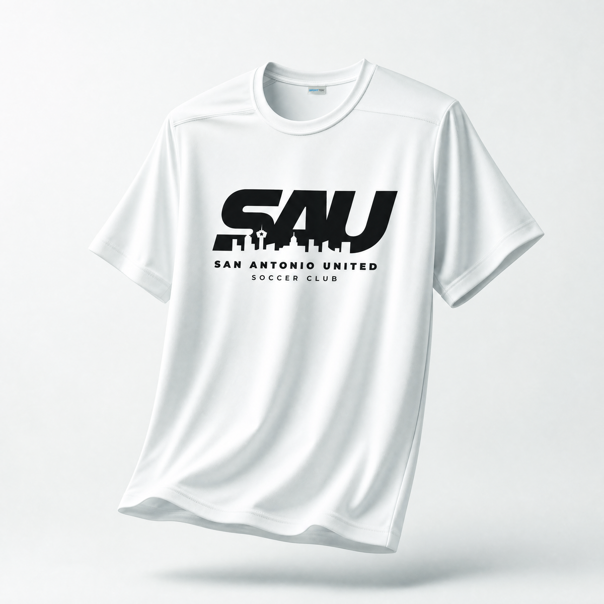 SA United Arch UV Pro Tee | White