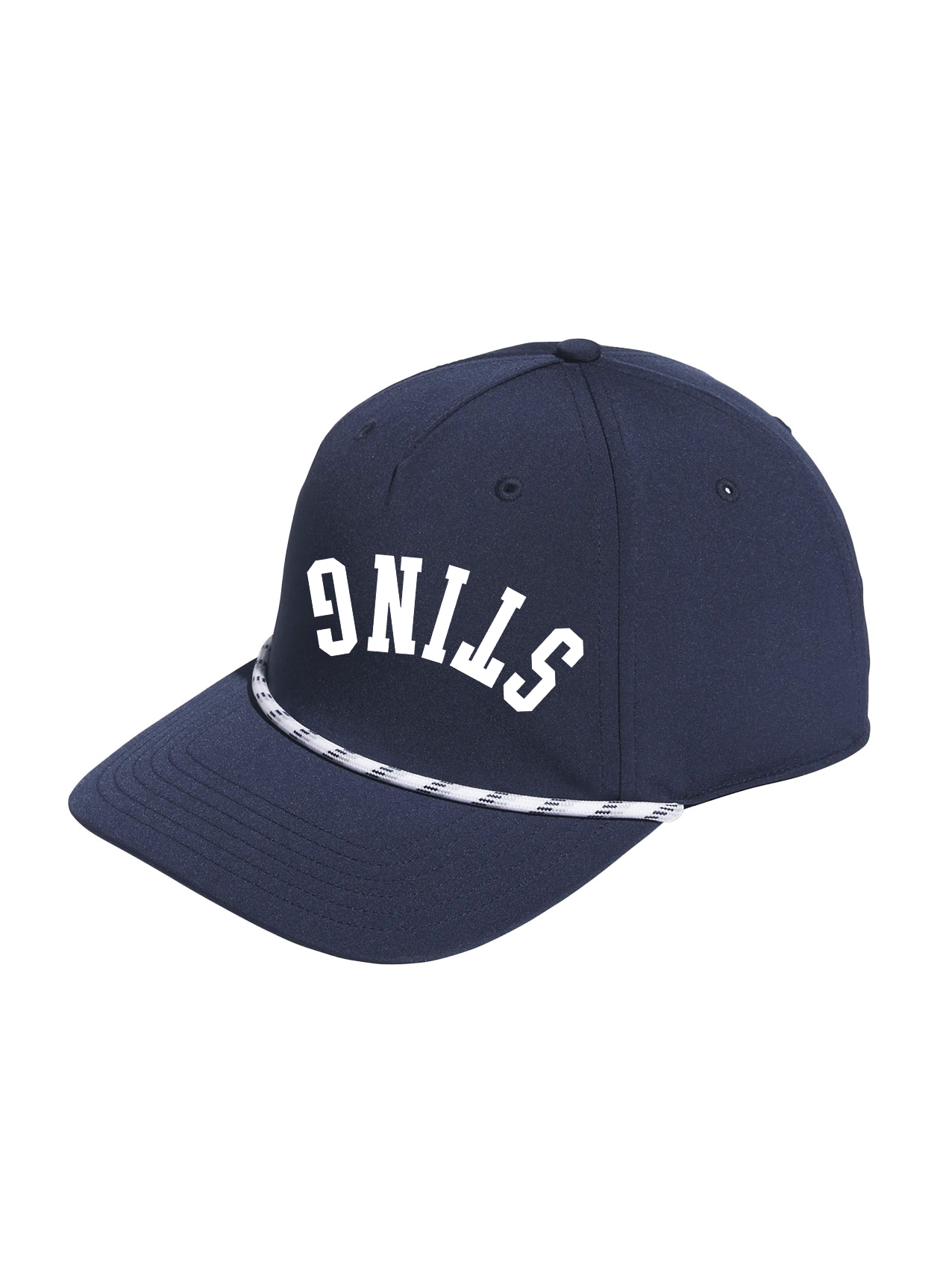 Sting Upside Down adidas 5 Panel Rope Cap | Hat | Navy