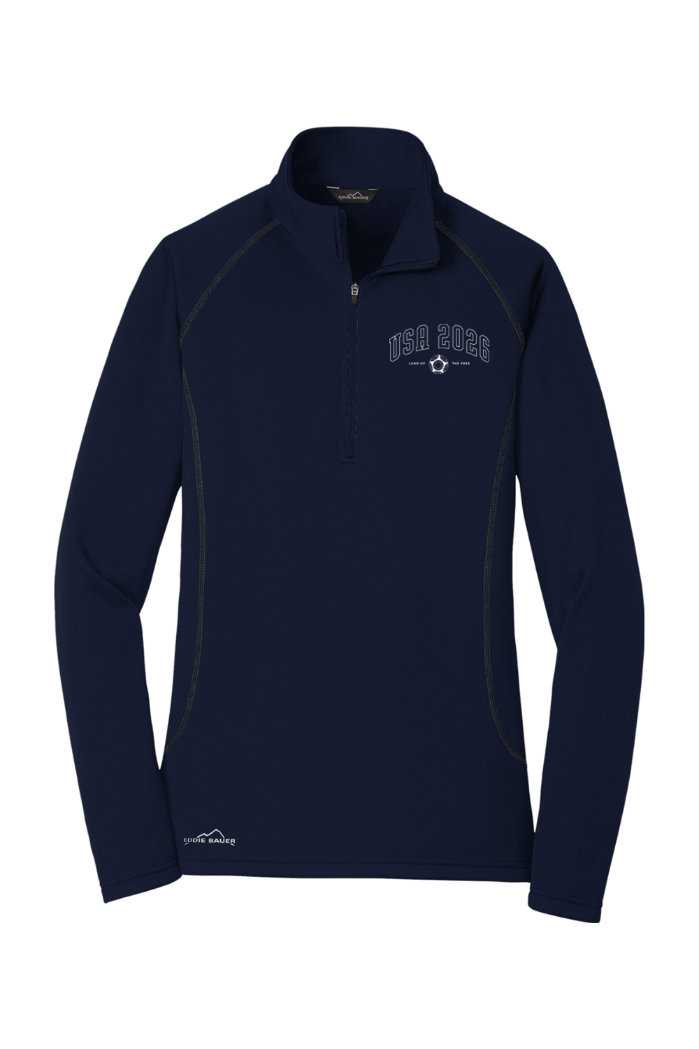 USA | Eddie Bauer Ladies Smooth Fleece 1/2-Zip Sweatshirt