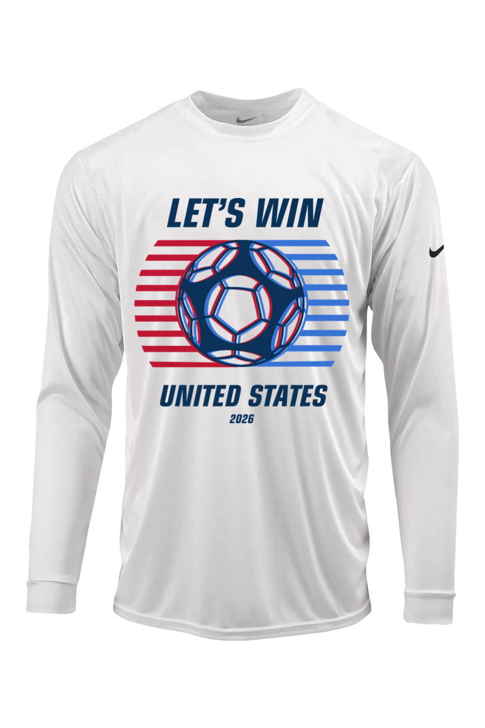 USA Let's Win | Nike Core Cotton Long Sleeve T-Shirt