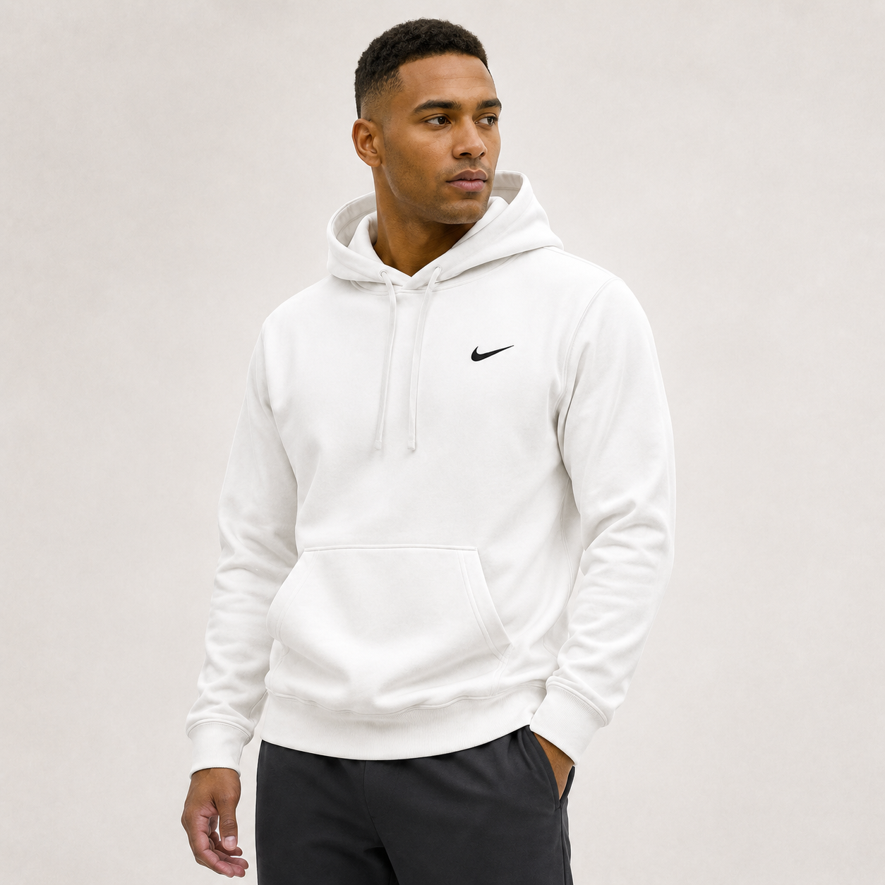 Athletic model wearing the Nike Hoodie