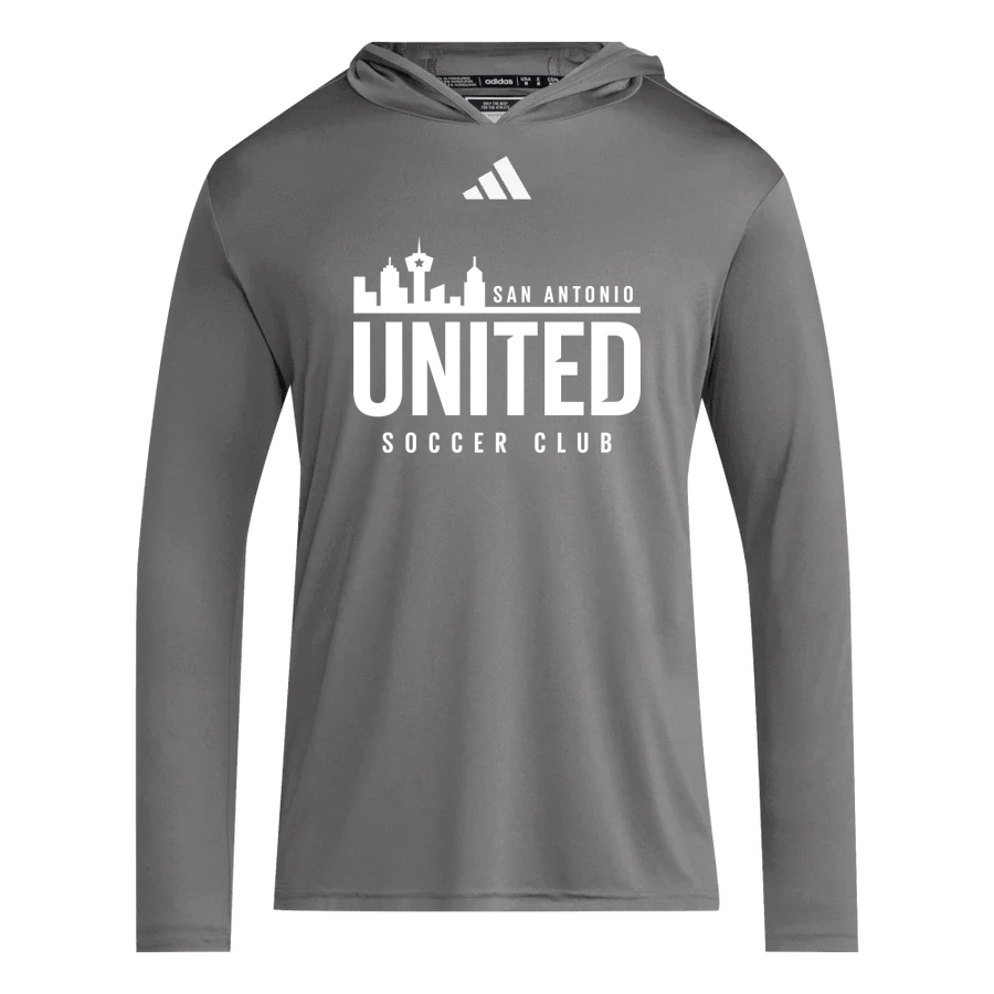 SA United adidas D4T LS Hoodie Tee – alternate view 2