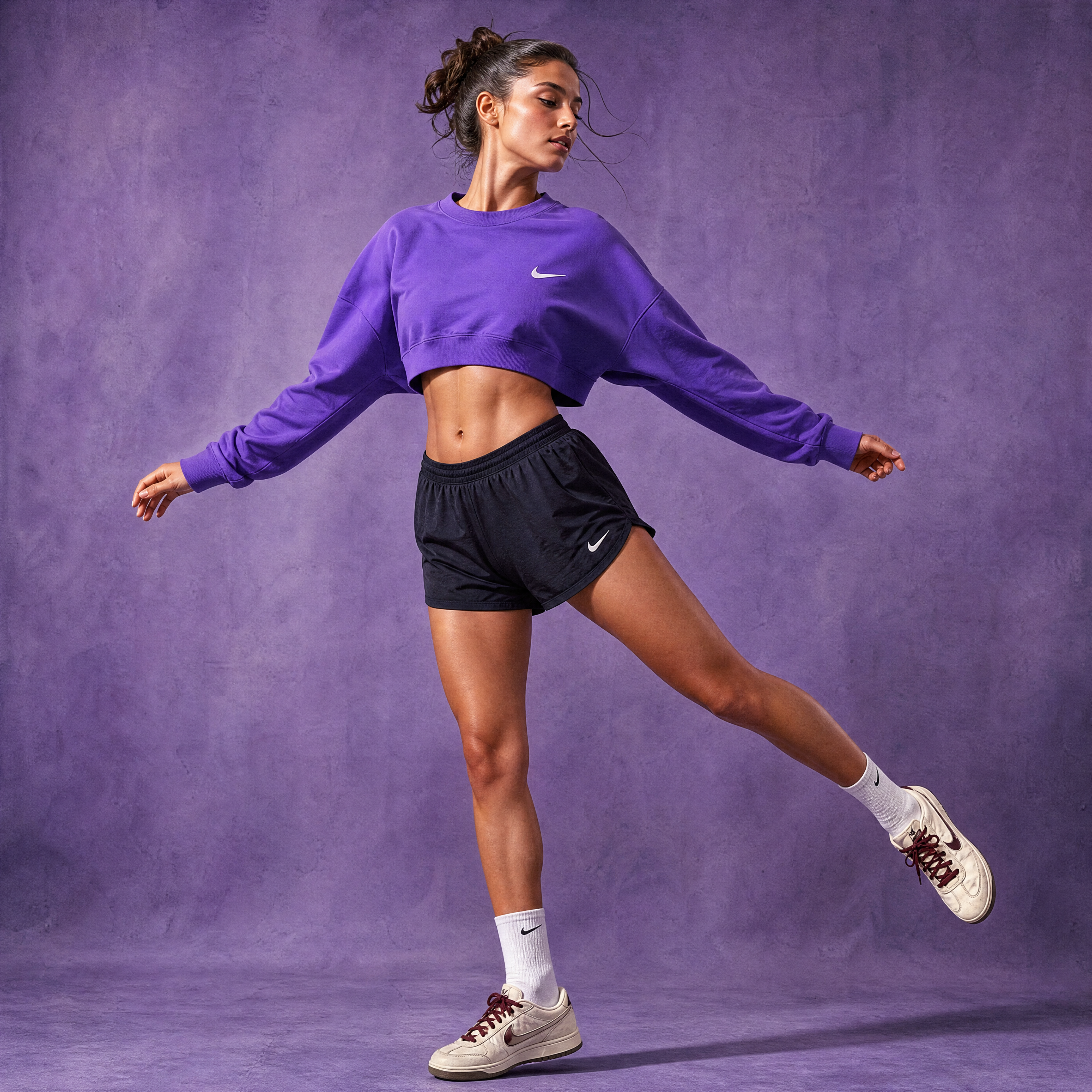 Nike Sportswear Fleece Trend Women's Crew-Neck Sweatshirt – alternate view 3