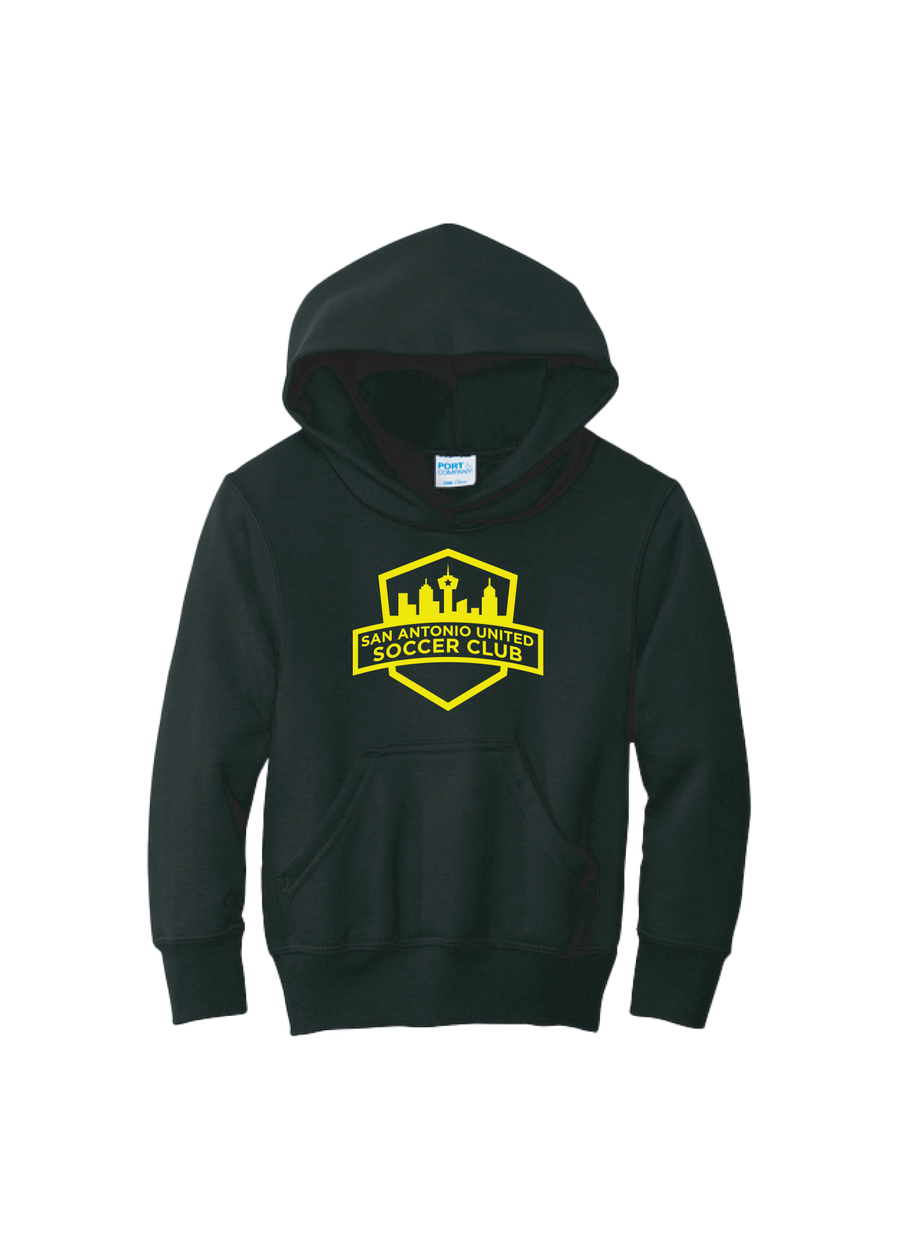 SA United Academy Fleece Training Hoodie - Black