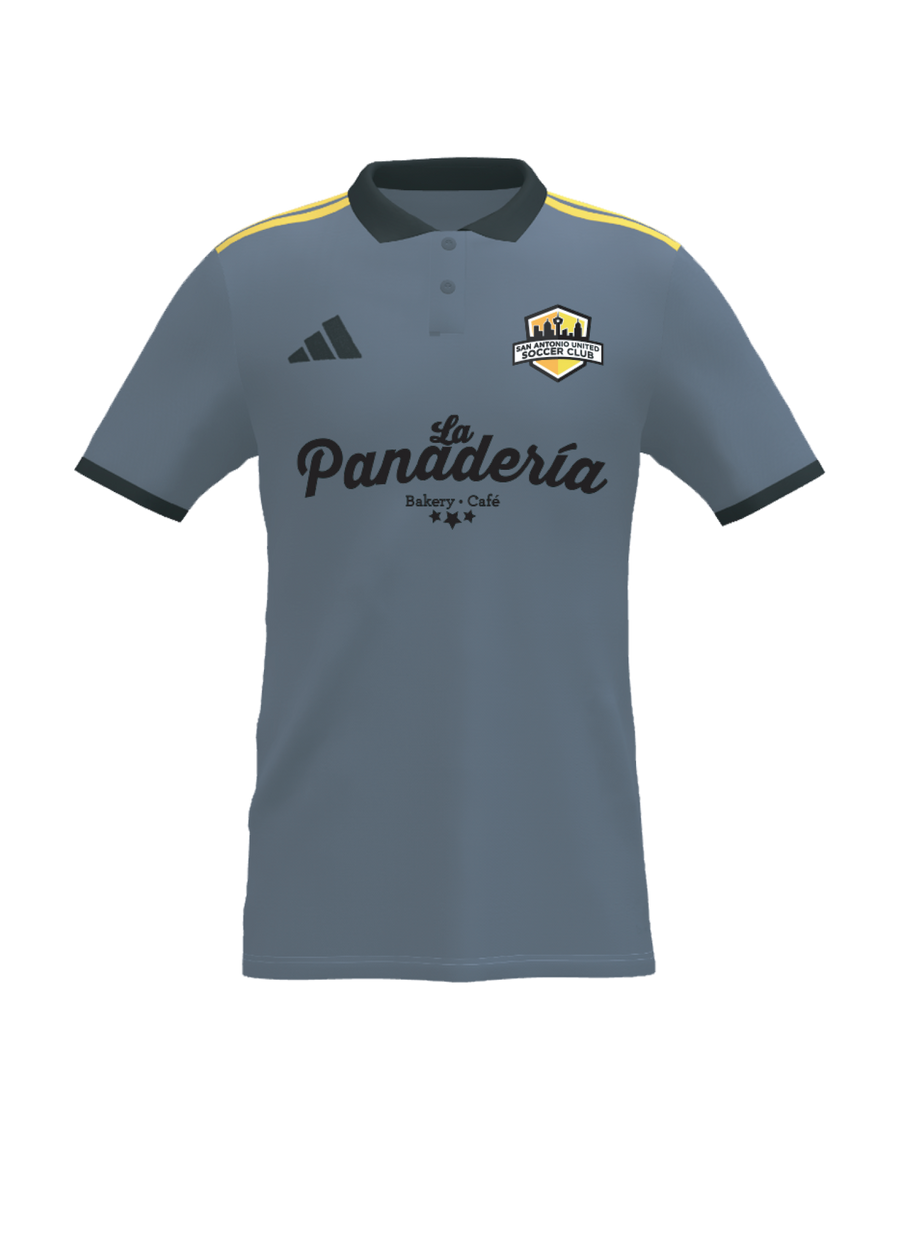 SA United miEntrada Travel Polo - Dark Grey