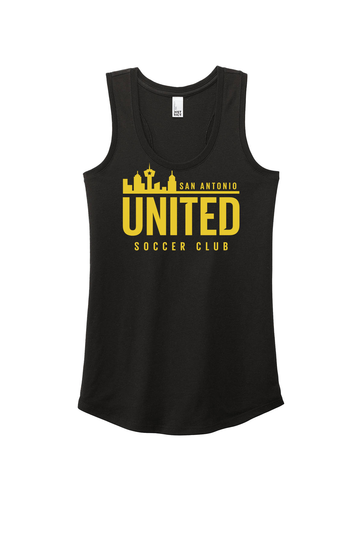 SA United 2025 Racerback Tank – Black