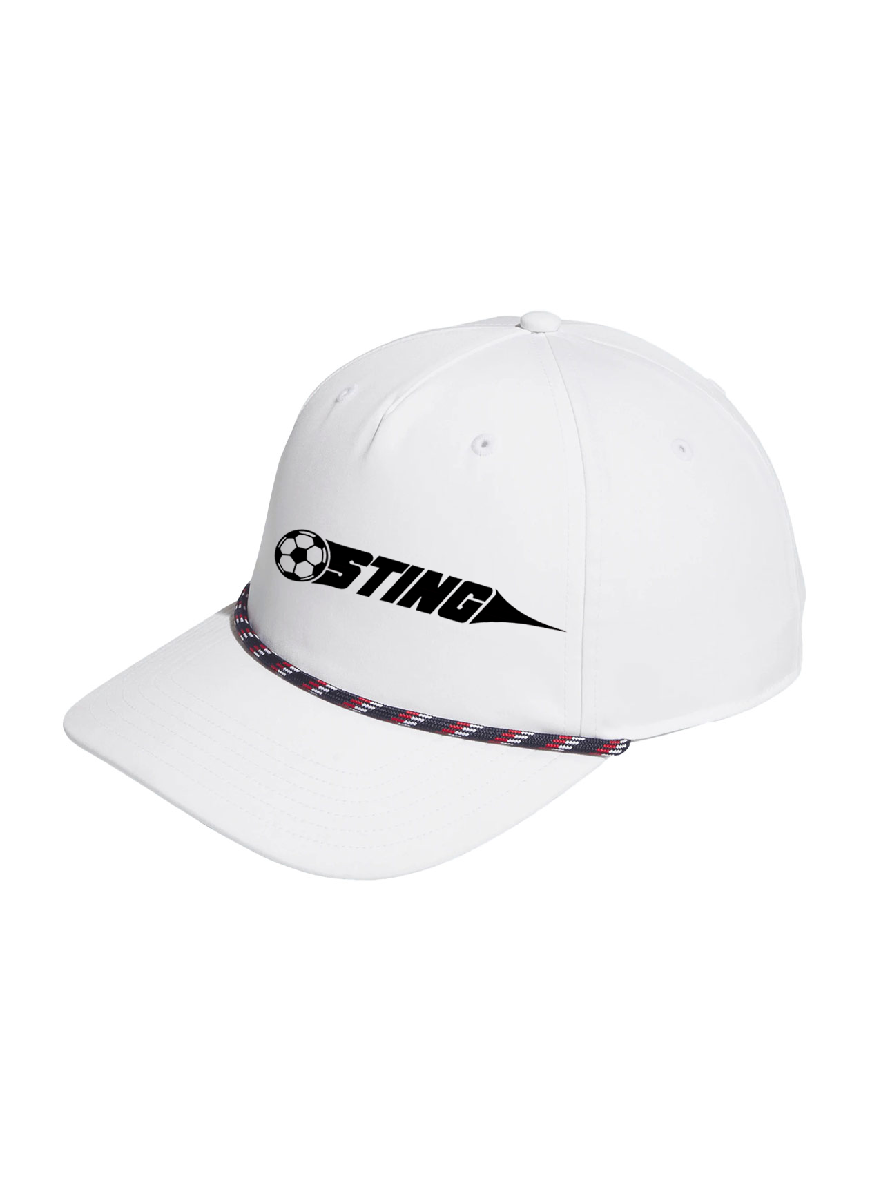 Sting Legacy adidas 5 Panel Rope Cap | Hat | White