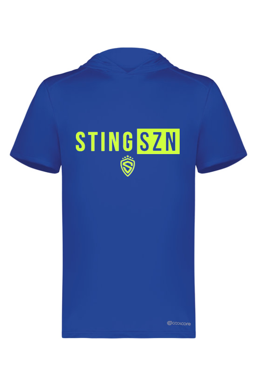 Sting SZN | Pitch Is Ours Coolcore Hoodie  | Royal/Neon