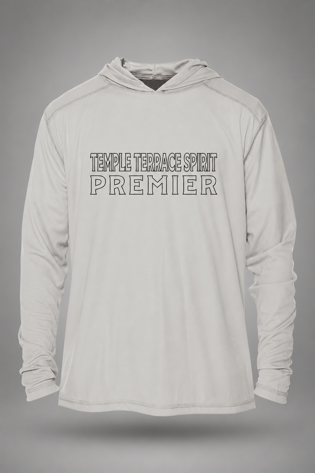 Temple Terrace | Youth Vapor LS – Gray, front view