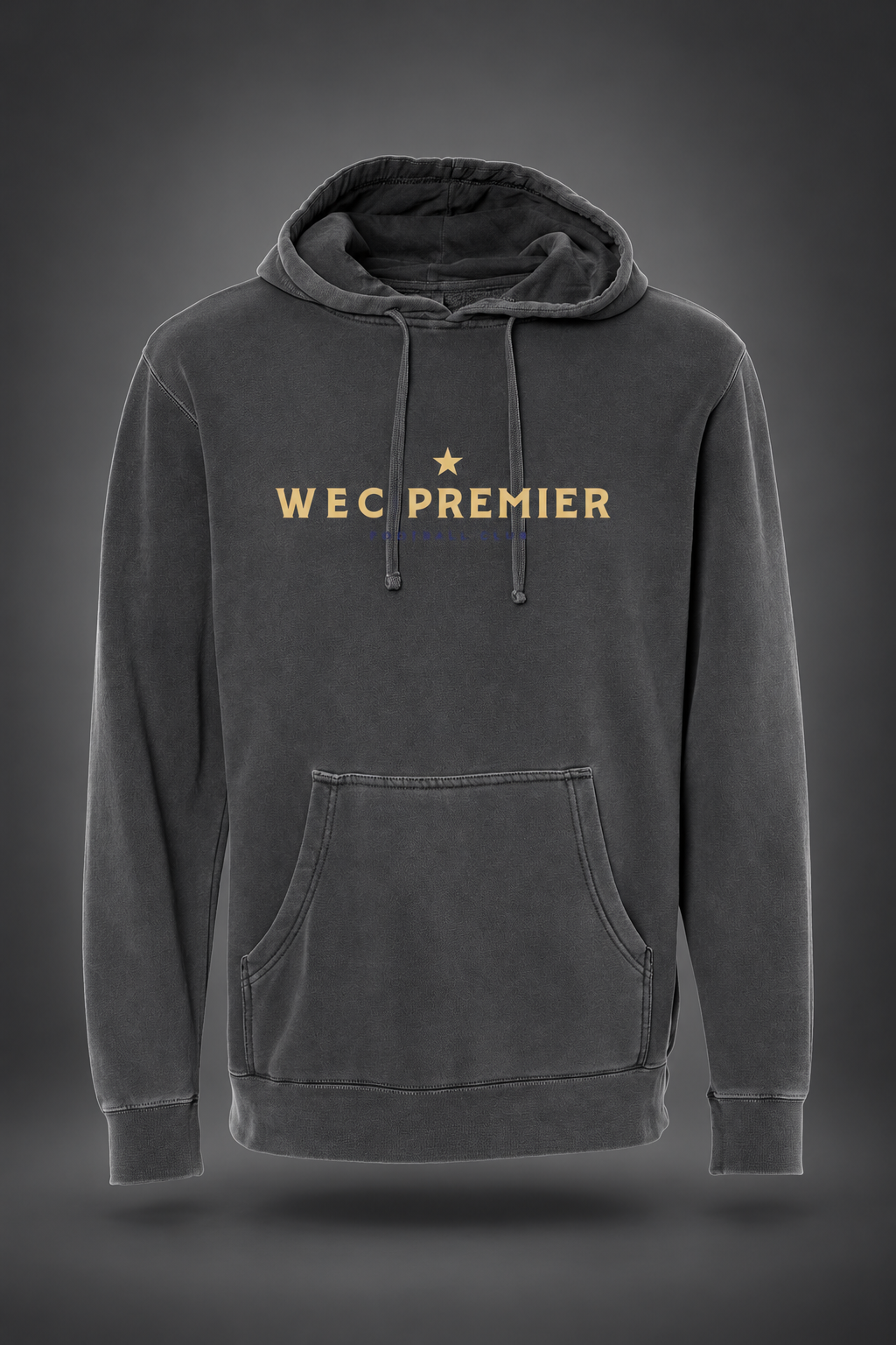 WEC Premier | Unisex Luxe Hoodie – Black, front view