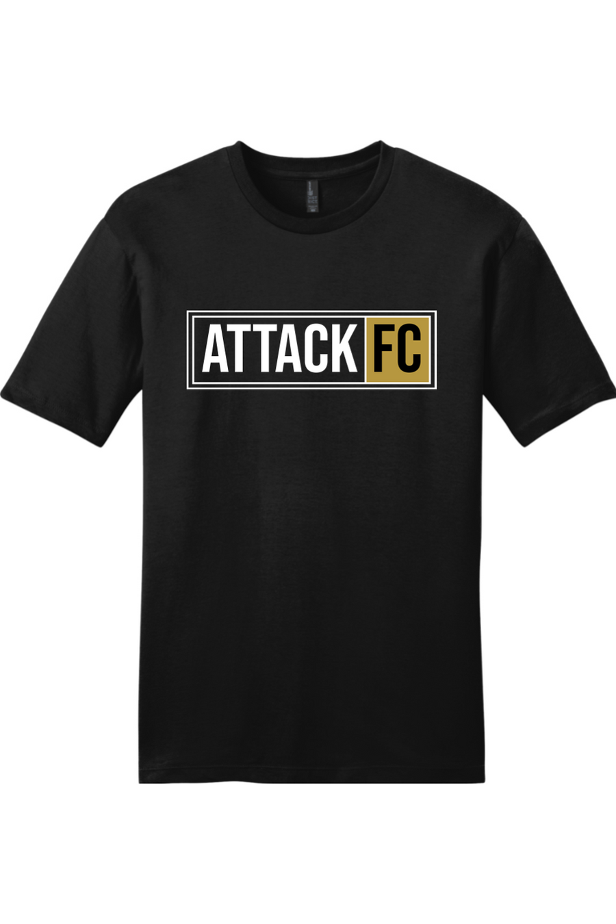 Attack FC | District T-Shirt – Black, front view
