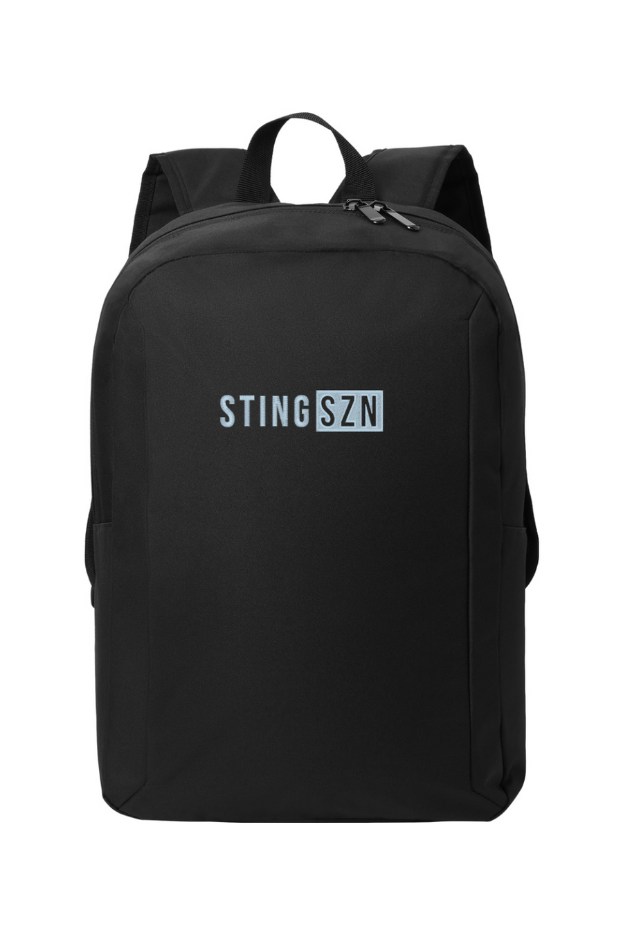 Sting SZN | Modern Backpack – Black, front view