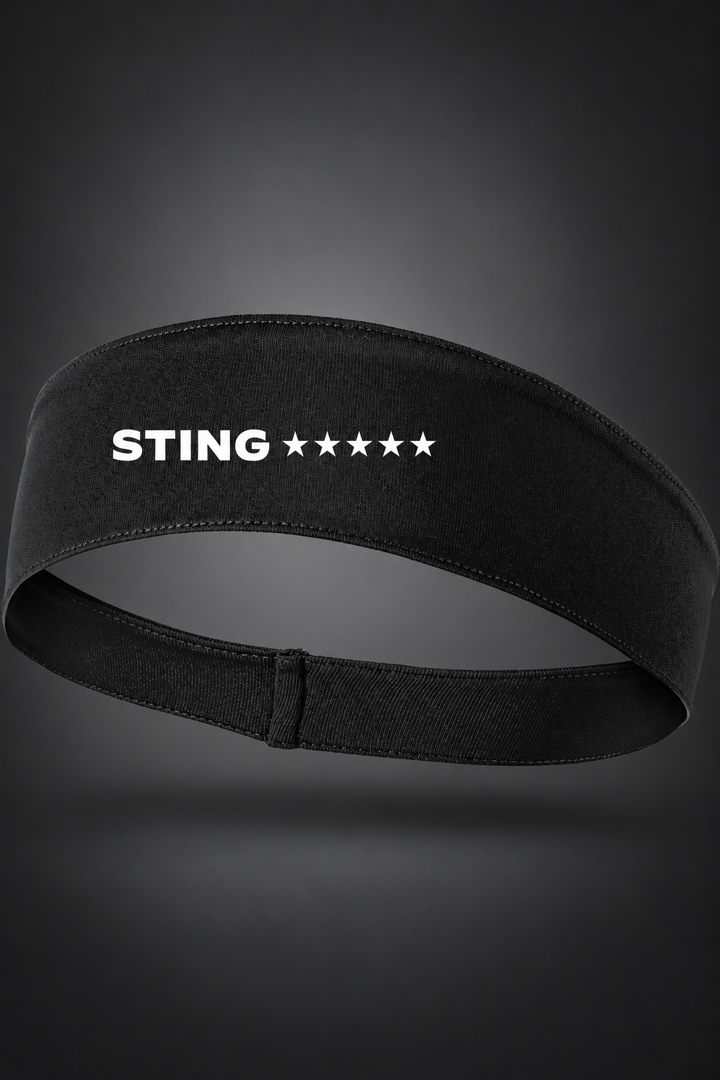Sting Core | Star Competitor Headband – Black, front view