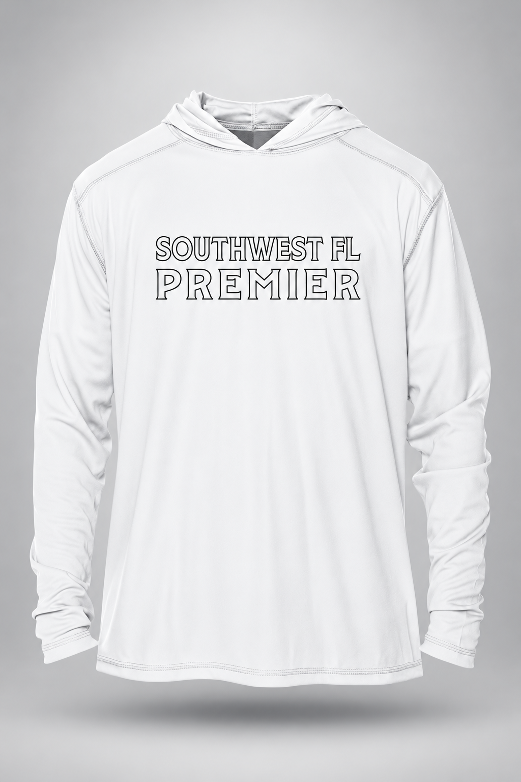 Southwest FL | Men's Vapor LS – White, front view