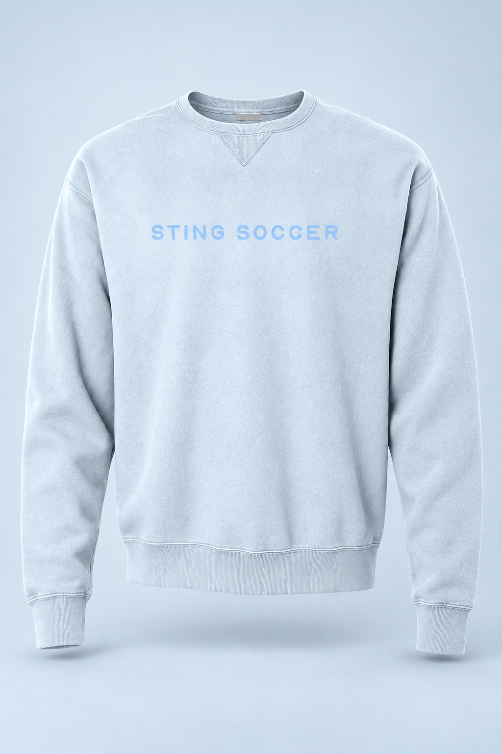 Sting Soccer CORE | ComfortWash Crewneck Sweatshirt – front view