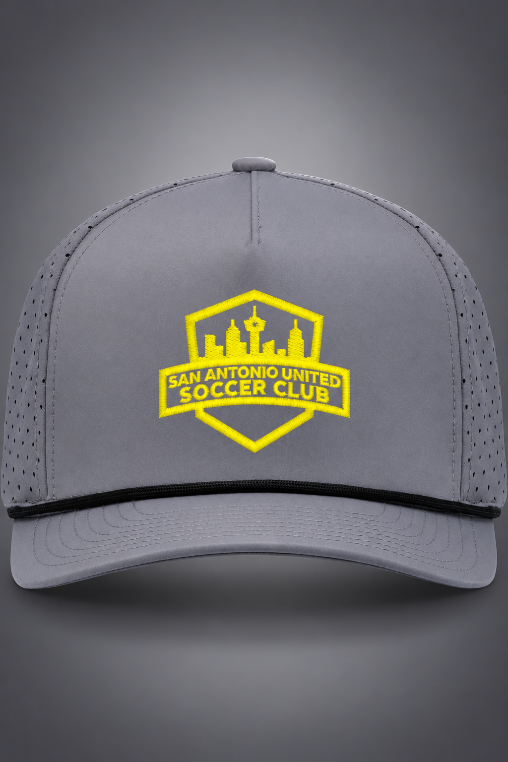 SAU Core | Weekender Snapback Cap – Black, front view